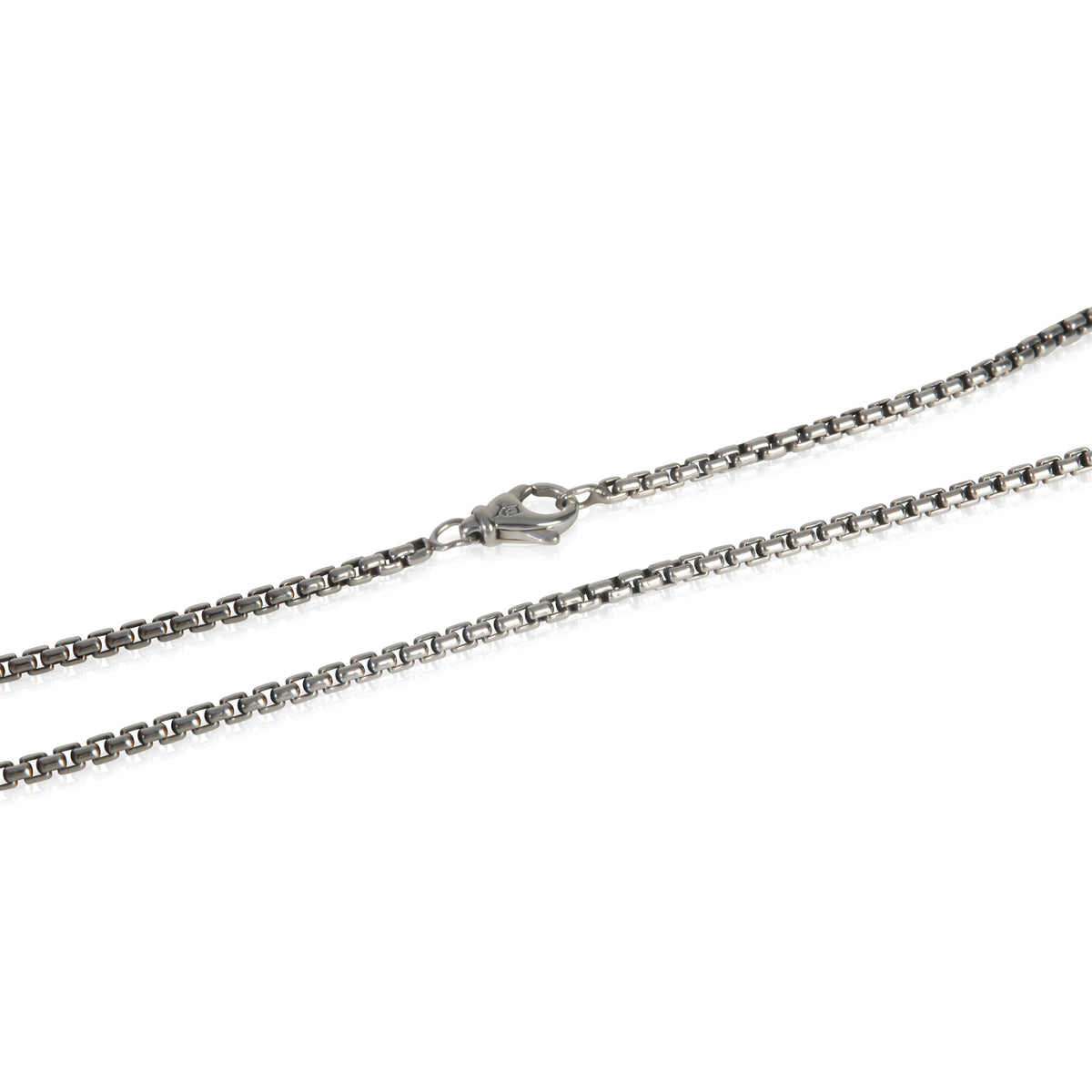 Sterling Silver  Box Chain Necklace
