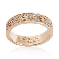 Rose Gold Diamond Small Model Love Ring