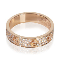 Rose Gold Diamond Small Model Love Ring