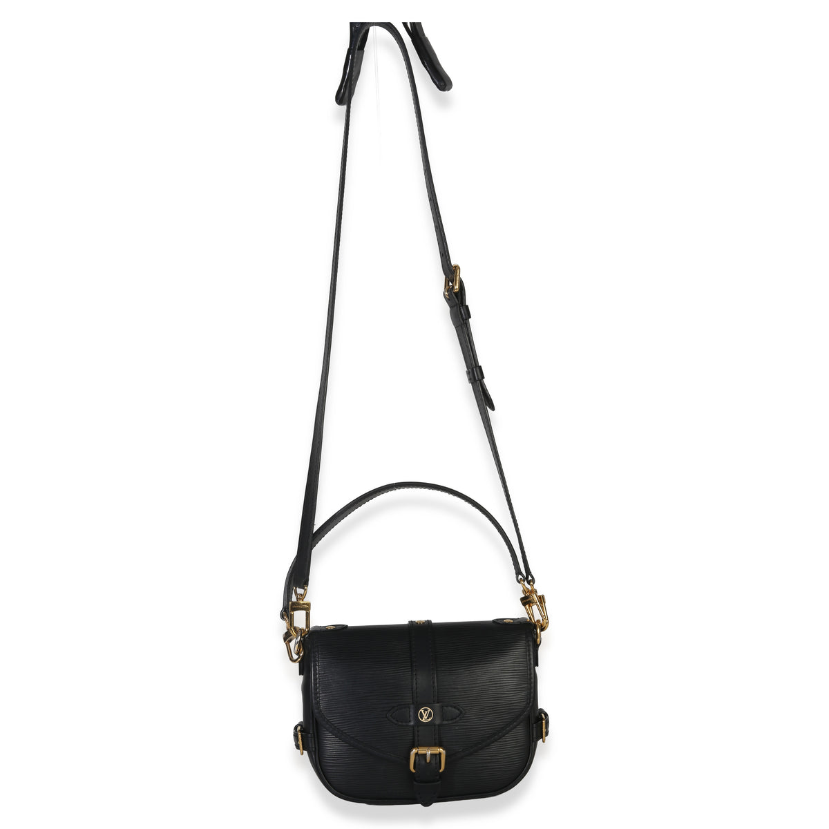 Louis Vuitton Black Epi Saumur BB Handbag av