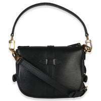 Louis Vuitton Black Epi Saumur BB Handbag bv
