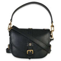 Louis Vuitton Black Epi Saumur BB Handbag fv