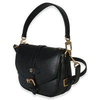 Louis Vuitton Black Epi Saumur BB Handbag sv
