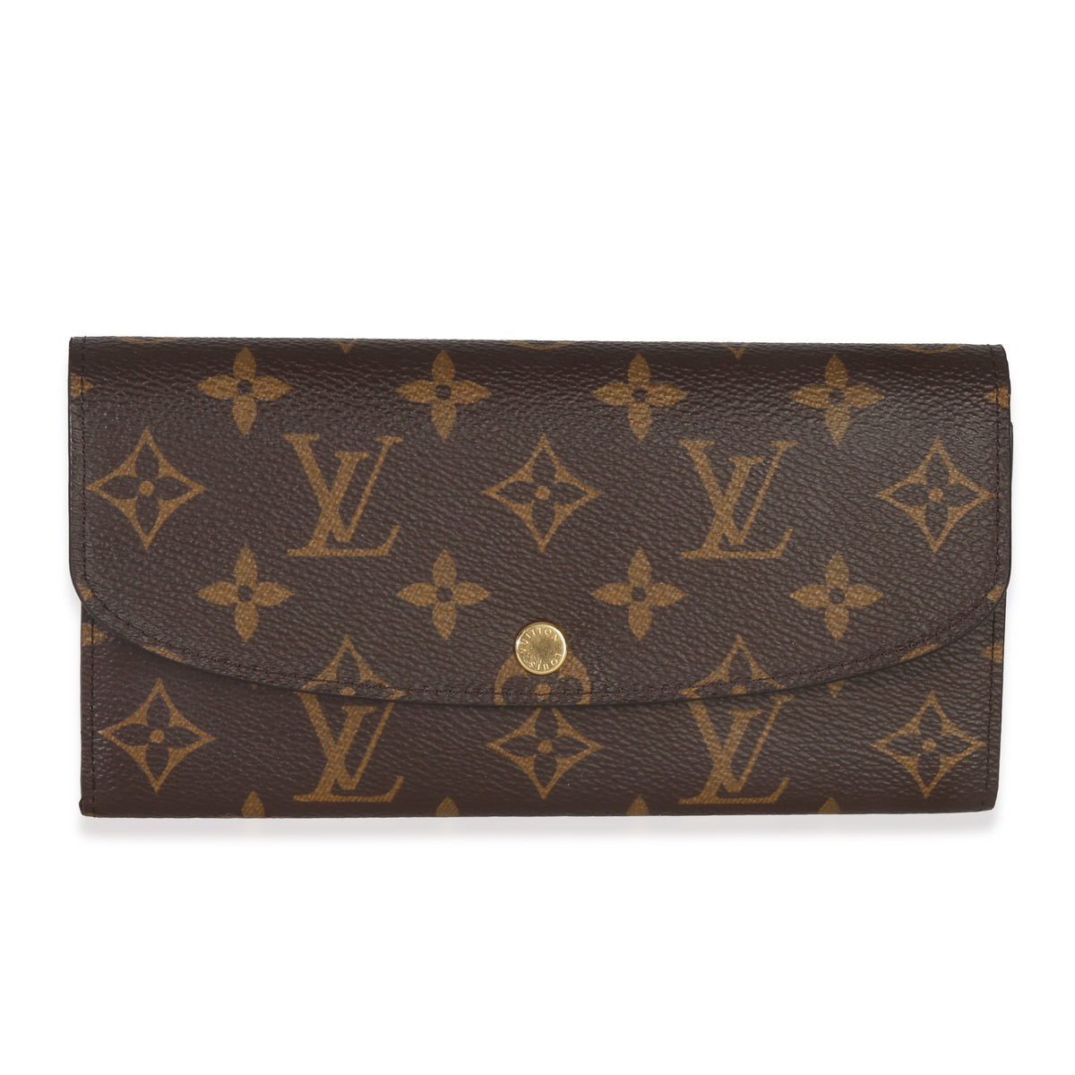 Fuschia Monogram Canvas Emilie Wallet