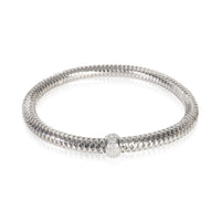 Roberto Coin White Gold Diamond Primavera Flex Bracelet fv