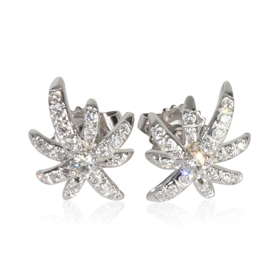 Platinum Diamond Fireworks Earrings