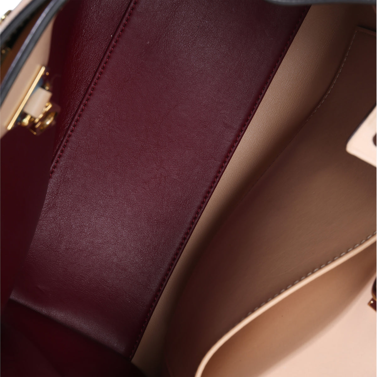 Louis Vuitton Beige Bordeaux Calfskin City Steamer PM Handbag av