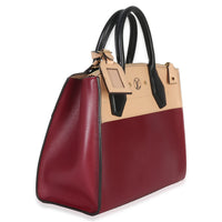 Louis Vuitton Beige Bordeaux Calfskin City Steamer PM Handbag pv
