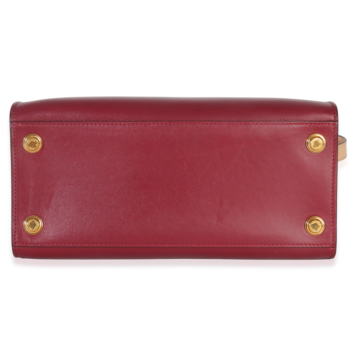 Louis Vuitton Beige Bordeaux Calfskin City Steamer PM Handbag stamp