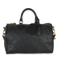 Black Monogram Empreinte Speedy Soft 30