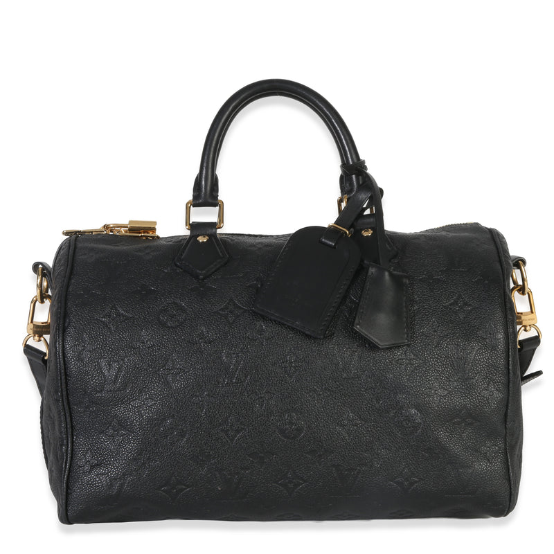 Black Monogram Empreinte Speedy Soft 30