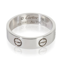 White Gold  Love Ring
