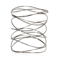 Tiffany & Co. White Gold  Elsa Peretti 9 Row Wave Bracelet fv