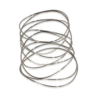 Tiffany & Co. White Gold  Elsa Peretti 9 Row Wave Bracelet pv
