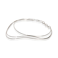 Tiffany & Co. White Gold  Elsa Peretti Wave Collar Necklace sv
