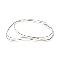 Tiffany & Co. White Gold  Elsa Peretti Wave Collar Necklace sv