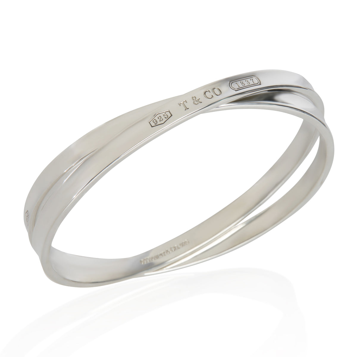 Sterling Silver  1837 Interlocking Bracelet