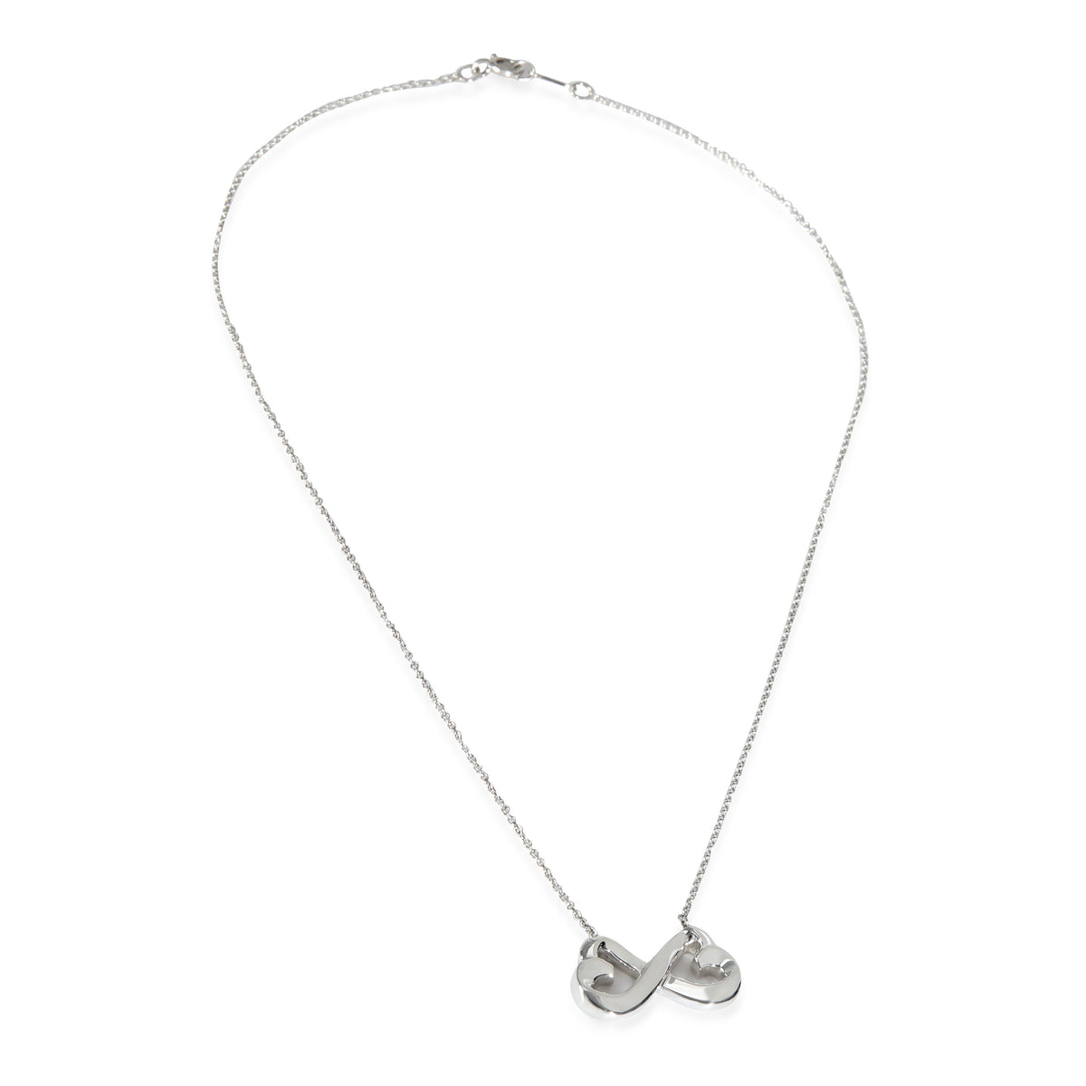 Sterling Silver  Paloma Picasso Double Loving Heart Pendant