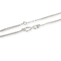 Sterling Silver  Infinity Necklace