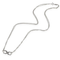 Sterling Silver  Infinity Necklace