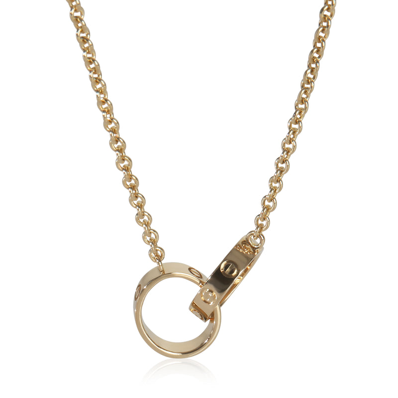 Cartier Yellow Gold  Love Necklace fv