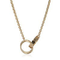 Yellow Gold  Love Necklace