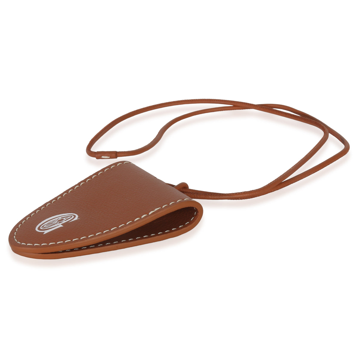 Goyard Brown Calfskin Bag Clip bv