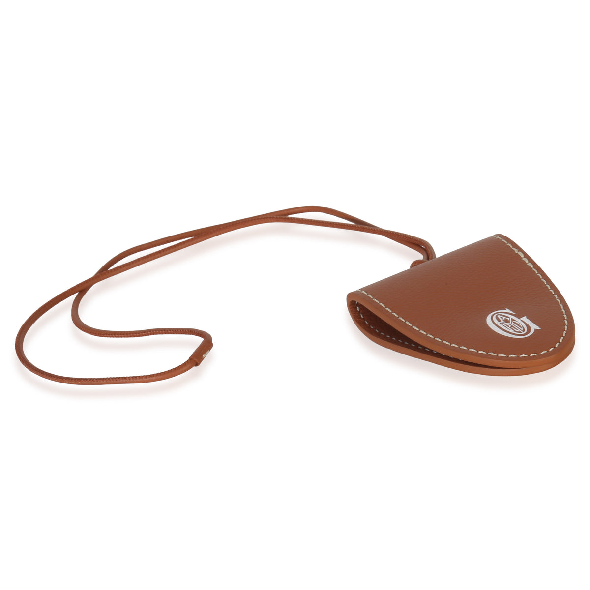 Goyard Brown Calfskin Bag Clip stamp