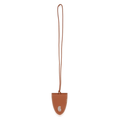 Brown Calfskin Bag Clip