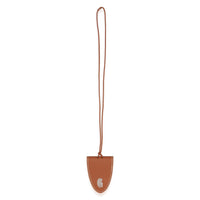 Brown Calfskin Bag Clip