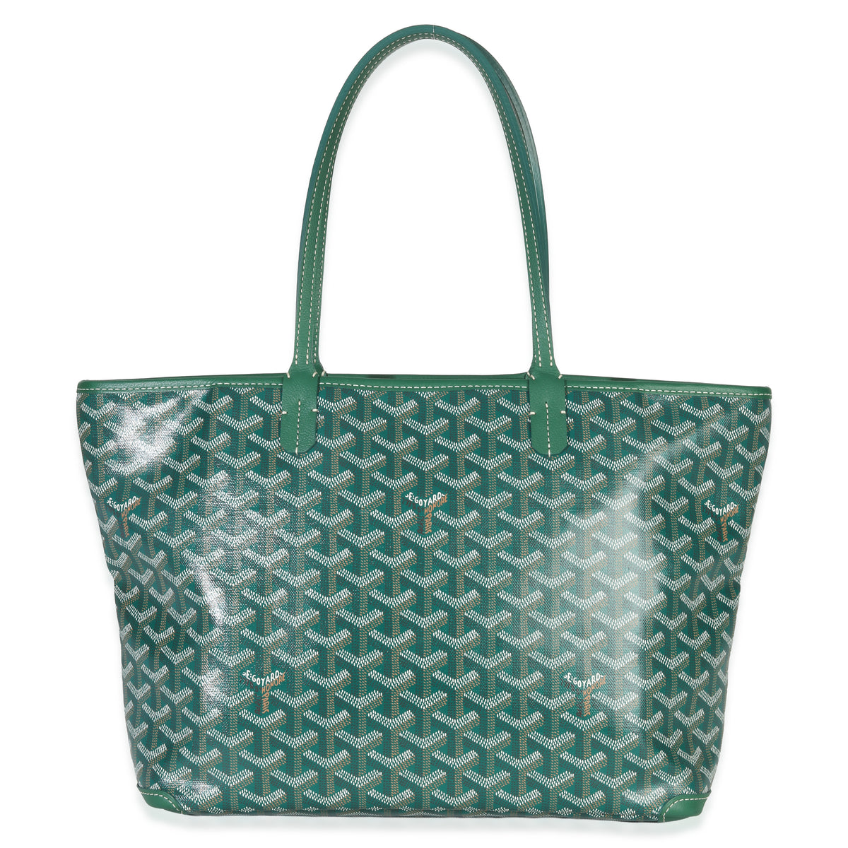 Green Goyardine Canvas Artois PM