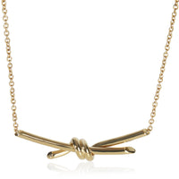 Yellow Gold  Knot Necklace
