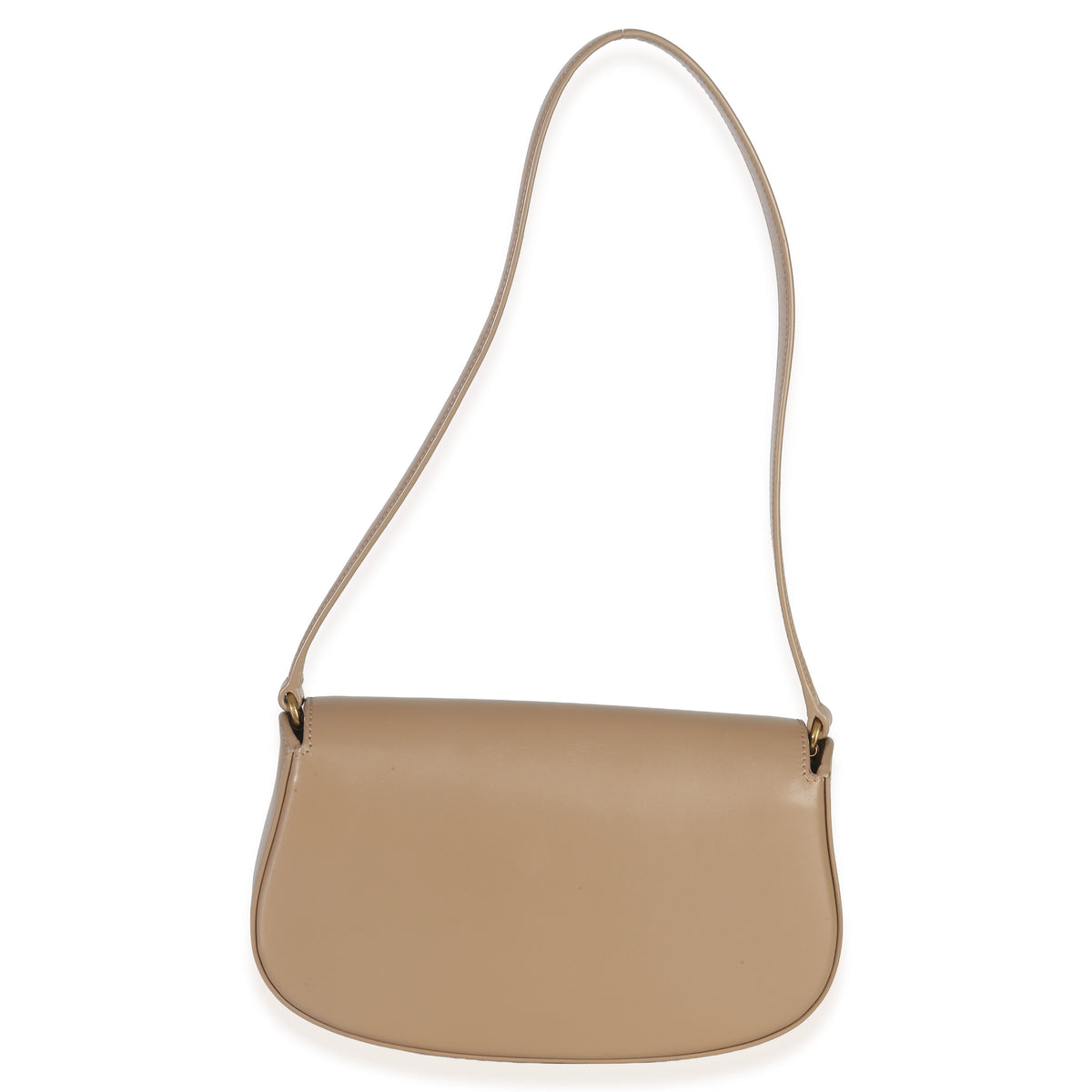 Saint Laurent Beige Box Calfskin Mini Voltaire Shoulder Bag Handbag bv
