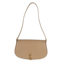 Saint Laurent Beige Box Calfskin Mini Voltaire Shoulder Bag Handbag fv
