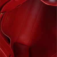 Saint Laurent Red Calfskin Medium Manhattan Shoulder Bag Handbag ad1