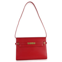 Saint Laurent Red Calfskin Medium Manhattan Shoulder Bag Handbag av