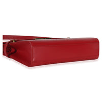 Saint Laurent Red Calfskin Medium Manhattan Shoulder Bag Handbag clasp