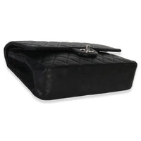 Chanel Black Quilted Lambskin Medium Classic Double Flap Bag Handbag clasp