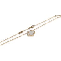 Van Cleef & Arpels Yellow Gold Mother Of Pearl Vintage Alhambra Pendant sv