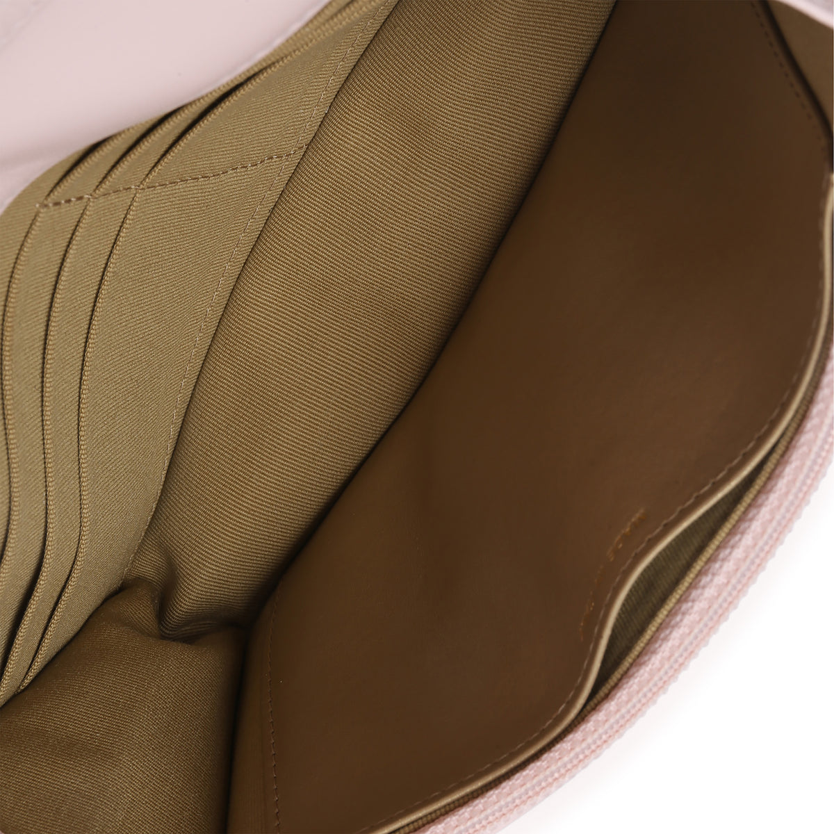 Chanel Pink Quilted Lambskin CC Pearl Crush Wallet On Chain Handbag ad1