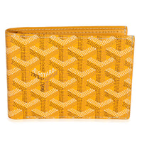 Goyard Yellow ine Canvas Victoire Wallet Wallet bv