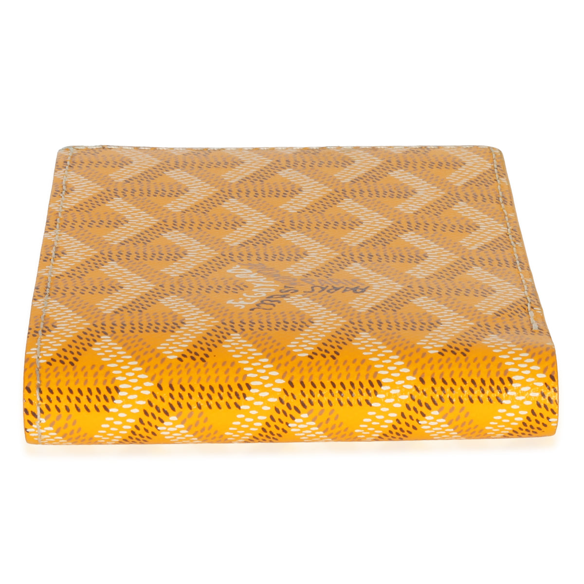 Goyard Yellow ine Canvas Victoire Wallet Wallet clasp