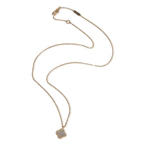 Van Cleef & Arpels Yellow Gold Mother Of Pearl Sweet Alhambra Pendant bv