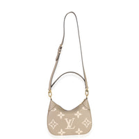 Louis Vuitton Tourterelle Creme Empreinte Monogram Giant Bagatelle NM Handbag stamp
