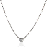Cartier White Gold Diamond Small Model D'amour Pendant fv