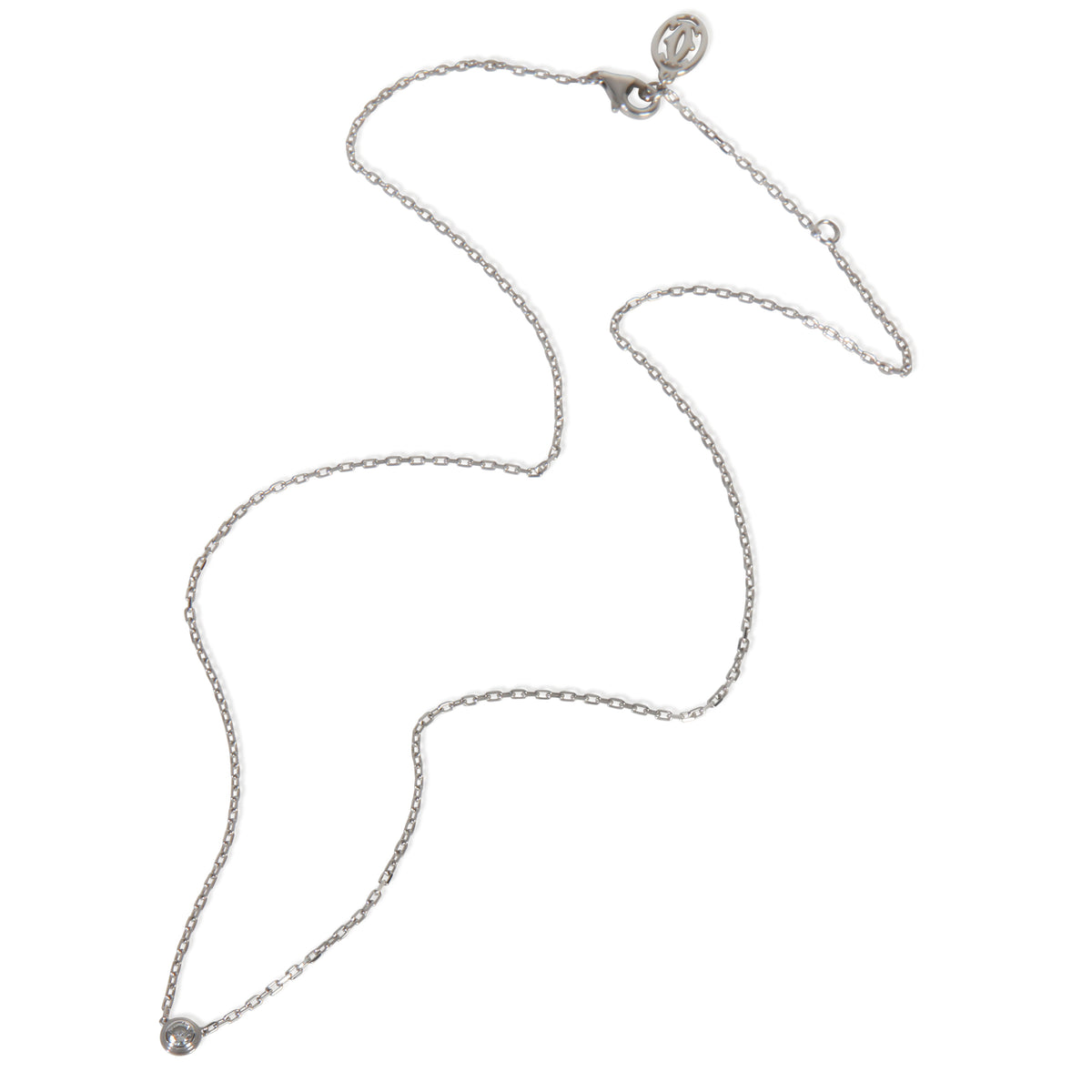 Cartier White Gold Diamond Small Model D'amour Pendant pv