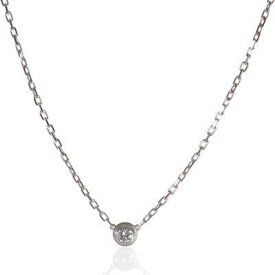 White Gold Diamond Small Model Damour Pendant