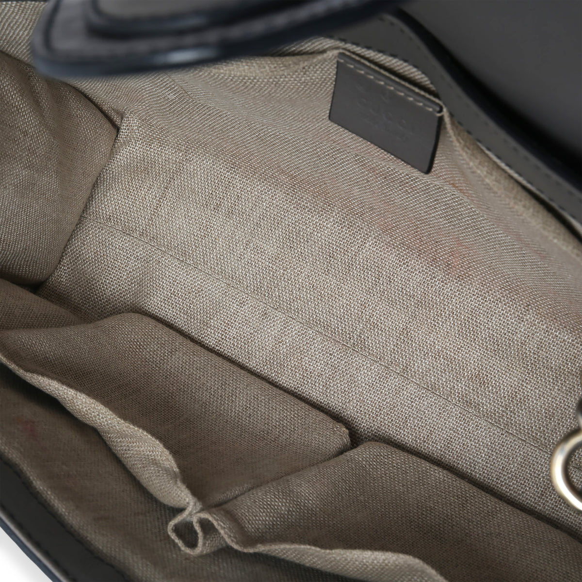 Gucci Grey ssima Emily Leather Medium Chain Shoulder Bag Handbag ad1