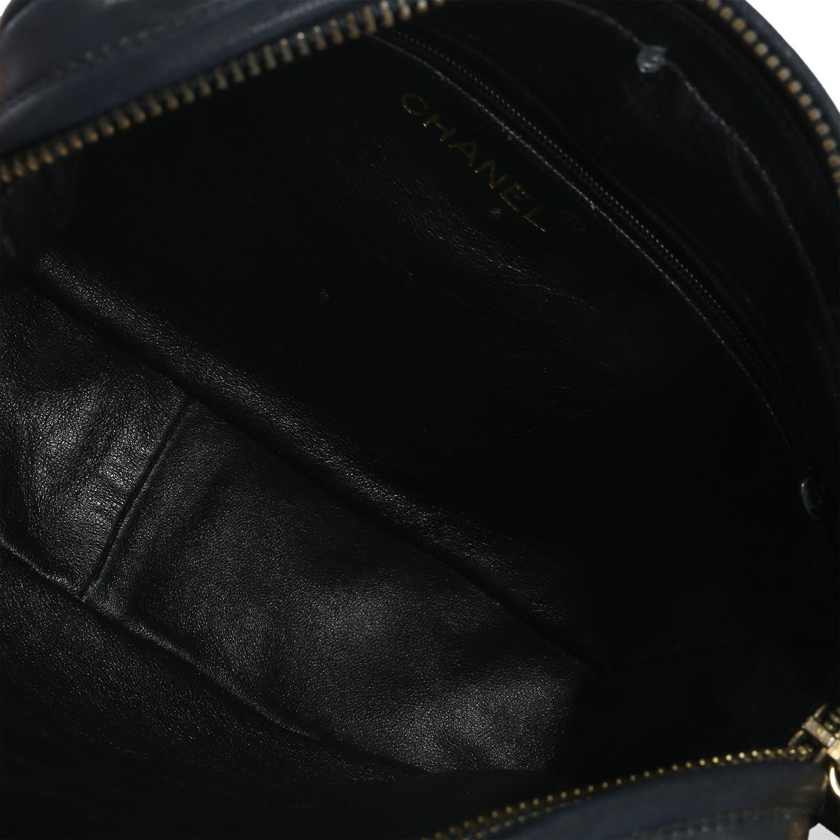 Chanel Vintage Black Quilted Lambskin Small Tassel Camera Bag Handbag ad1