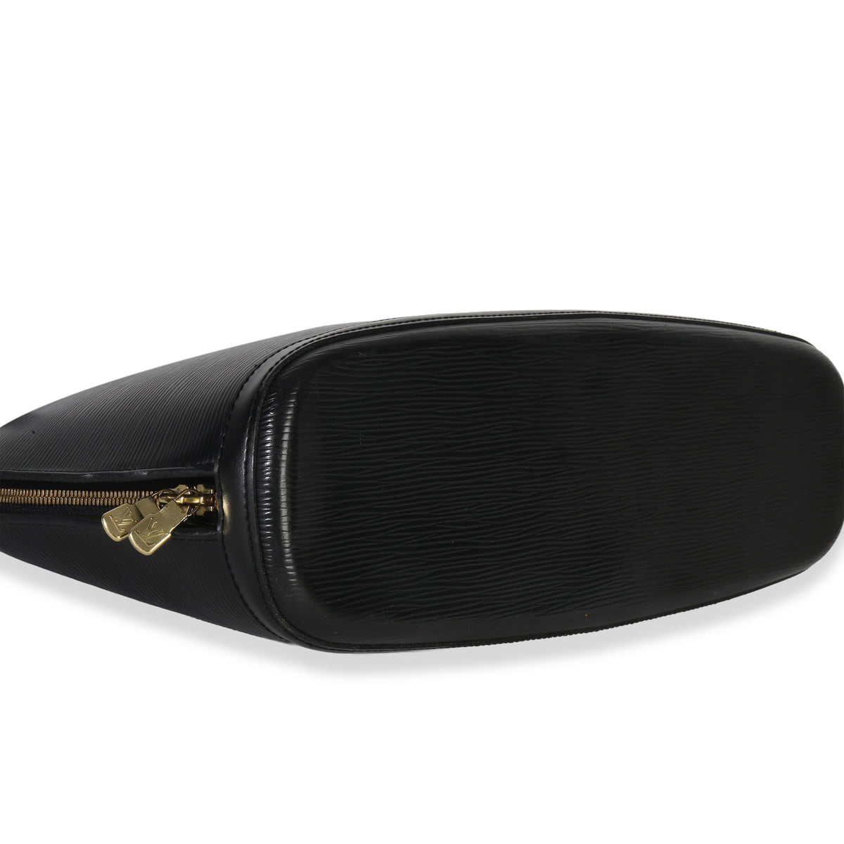 Louis Vuitton Vintage Black Epi Leather Lussac Tote GM Handbag clasp